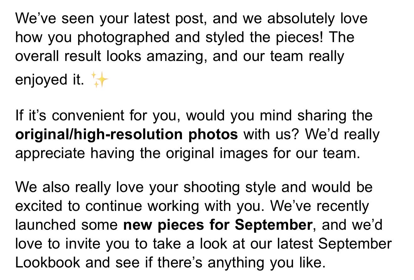 Client feedback and repeat collaboration 1