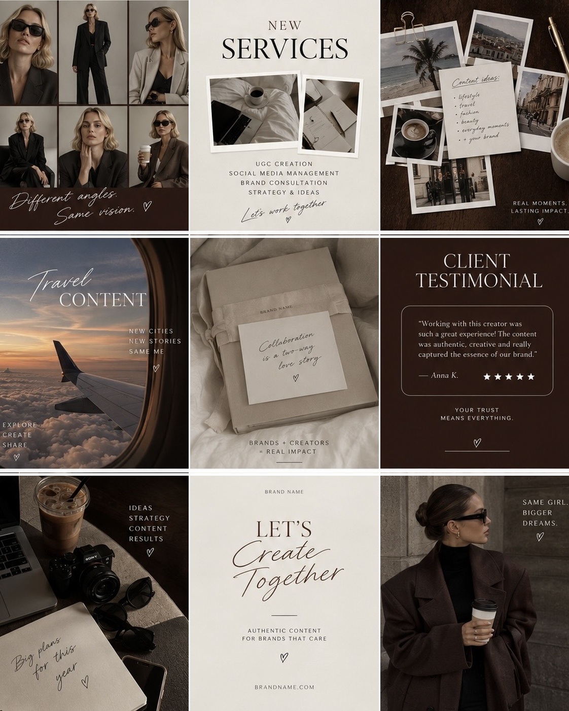 Instagram Profile Packaging example 3